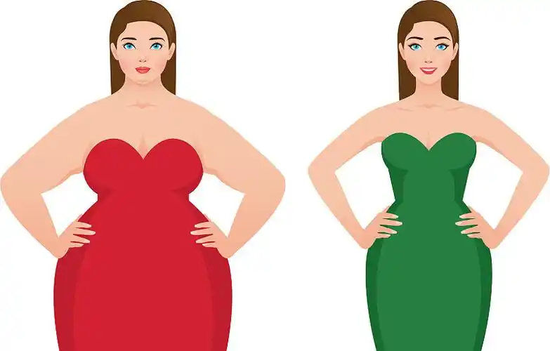 减肥前后胖女人瘦图片