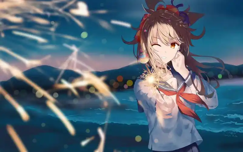 【原神2.8/抽宵宫】宵宫姐姐,我们一起去放烟花吧～www