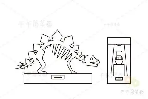 博物馆简笔画博物馆简笔画图片大全