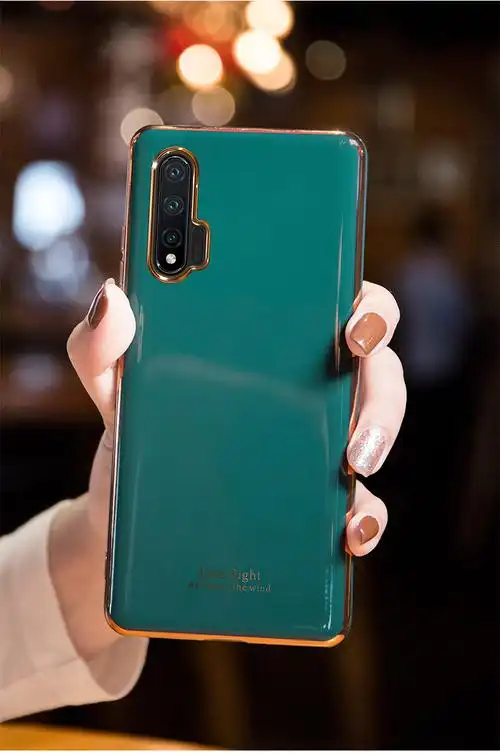 鸿怡达华为nova6手机壳电镀硅胶nova5pro保护套防摔华为nova4e网红女