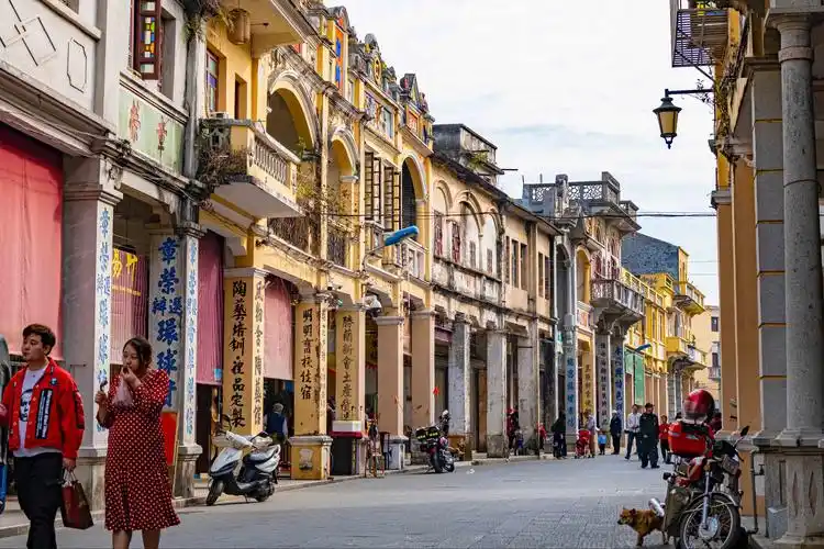 广东珠海斗门旧街.