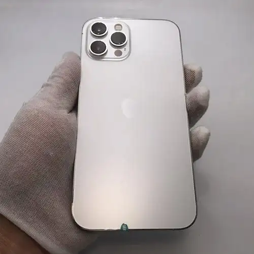 苹果【iphone 12 pro max】5g全网通 银色 256g 国行 9成新