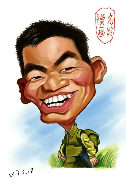 手绘肖像漫画定制