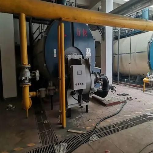 北京导热油锅炉低氮燃烧器安装现场 环保达标