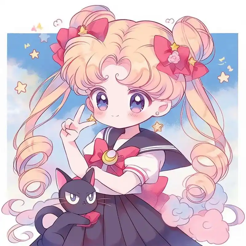 月野兔头像 | q版头像 | 美少女战士