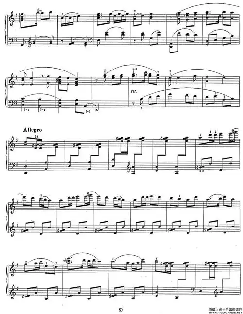 跪求殷承宗原版的白毛女曲谱