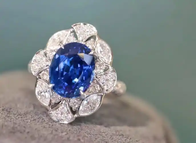 喜欢简约低调颜色很美的皇家蓝蓝宝石