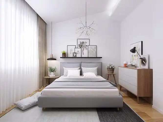 北欧风格卧室装修设计效果图