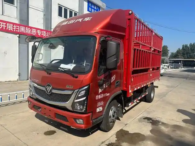 奥铃宽体高栏北京蓝牌4米2货车落地价格