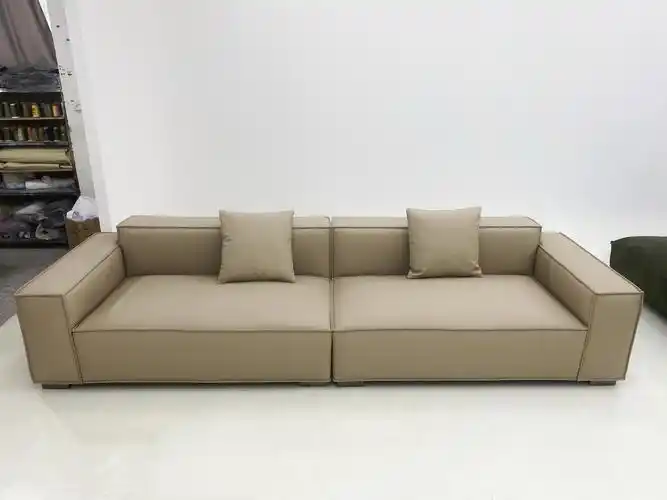 现代简约真皮家居家具5座沙发豪华客厅沙发