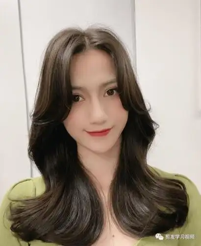 2021网红八字刘海烫超瘦脸巨修颜