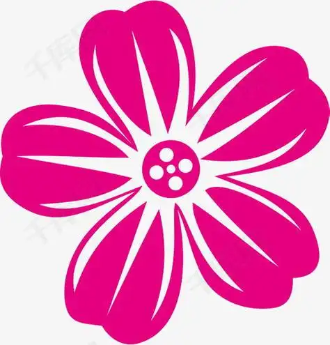 大红花简笔画 大红花简笔画彩色