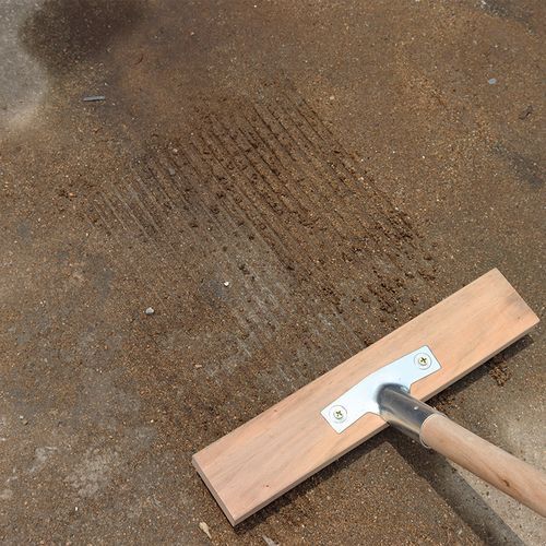 混凝土拉毛钢丝长柄地刷除锈除垢刷子工业用桥梁钢丝刷