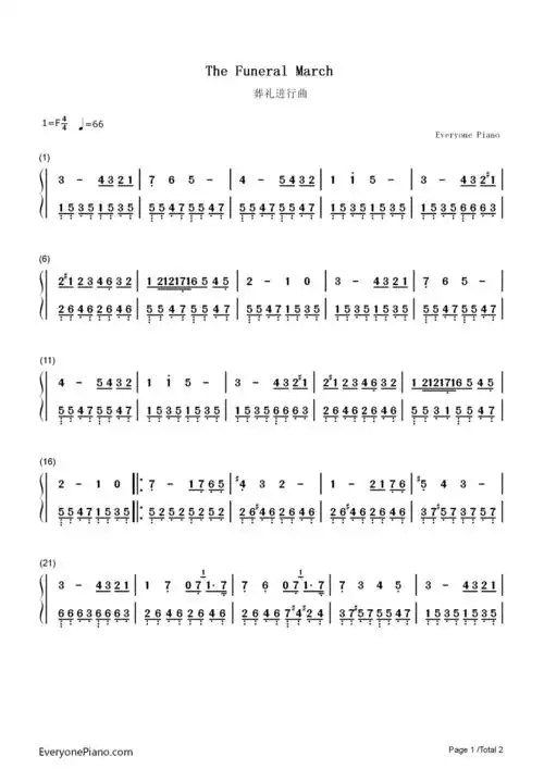 葬礼进行曲肖邦