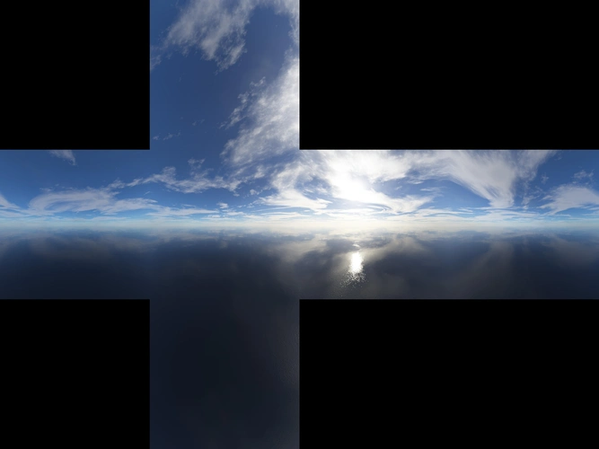 custom skybox: 天空盒