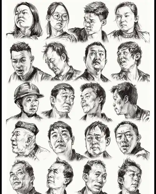 干货教程丨超详细的头部五官速写教材