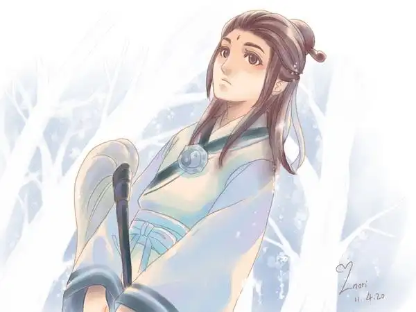 玩家手绘分享:懵懂的纯阳宫小道童一枚