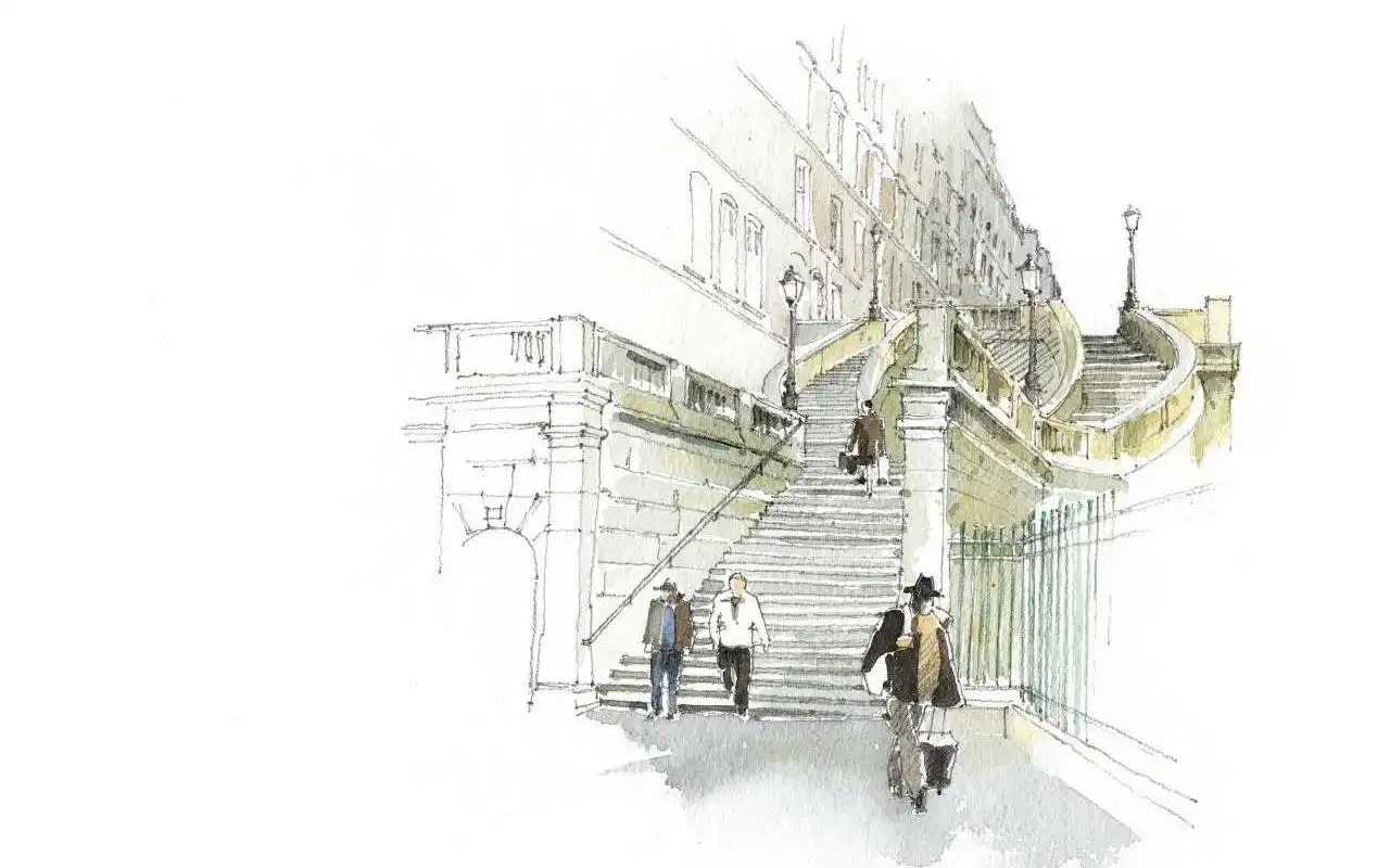 小清新建筑插画 - 堆糖,美图壁纸兴趣社区