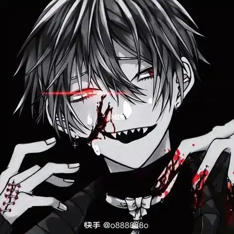 暗系男头黑暗系头像素材头像