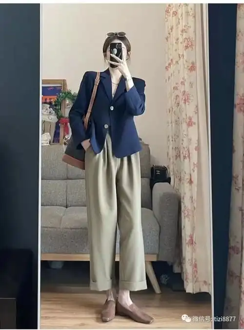 九分阔腿裤如何搭配鞋子和衣服