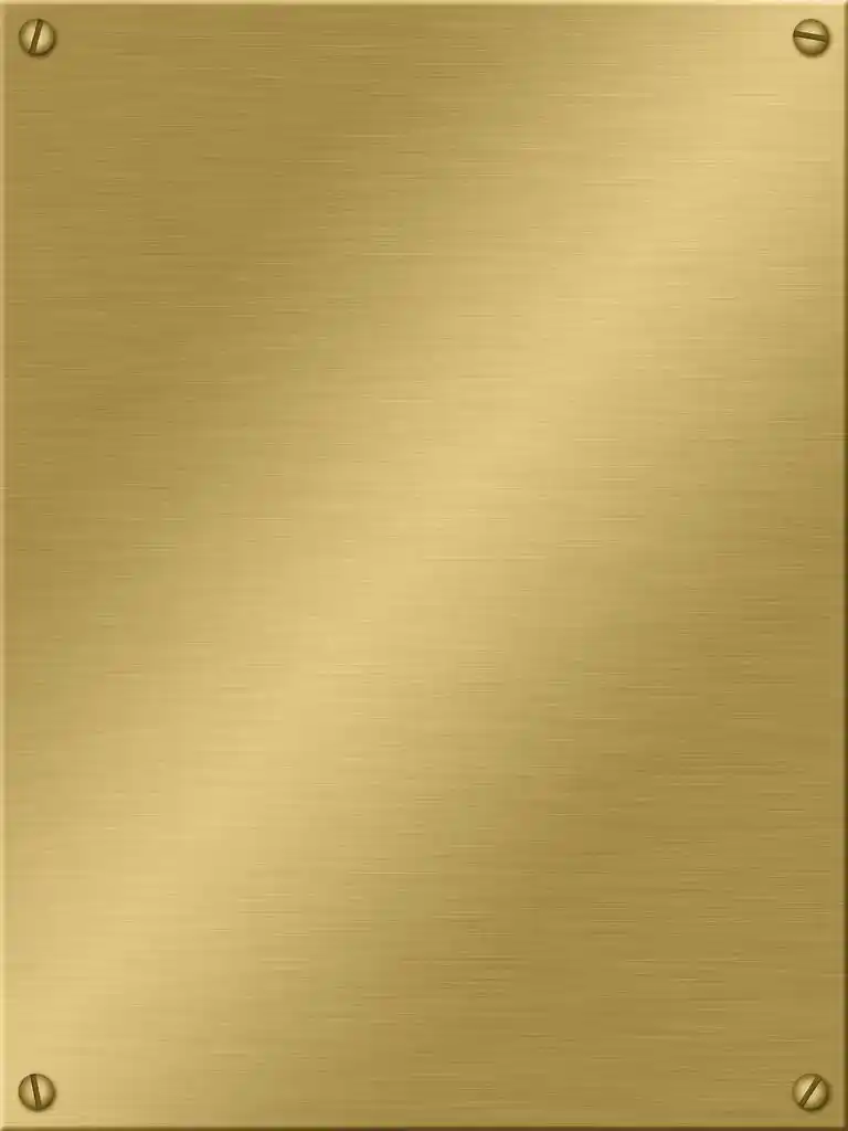 金板,垂直黄金板的螺钉.