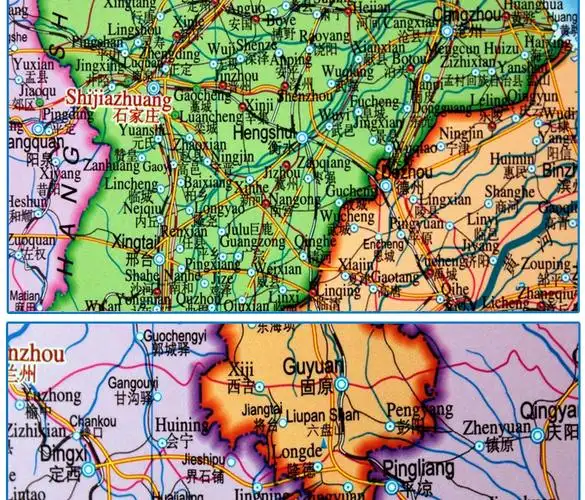 2021中国地图挂图中国地图出版社中英文版15米x11米防水精品挂绳中华