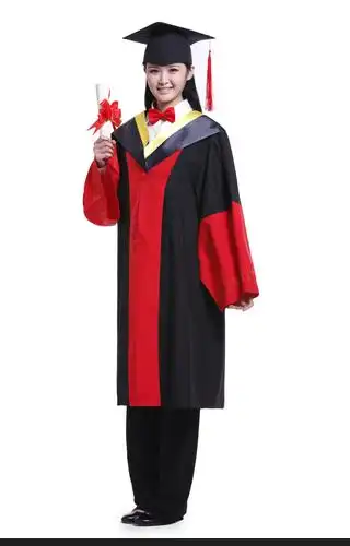 红色学士服是博士服.