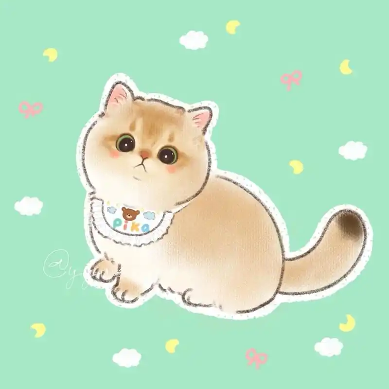 那天看到好姐妹约的q版画像之后直接被萌到了 就立马找 小姐姐约了画