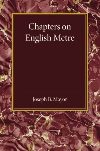预订 chapters on english metre