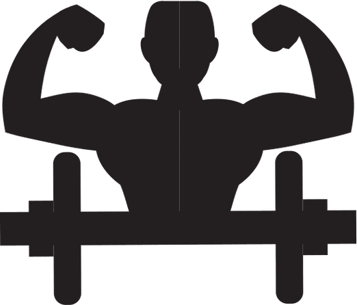 健身房健美标志 fitness gym bodybuilding logo