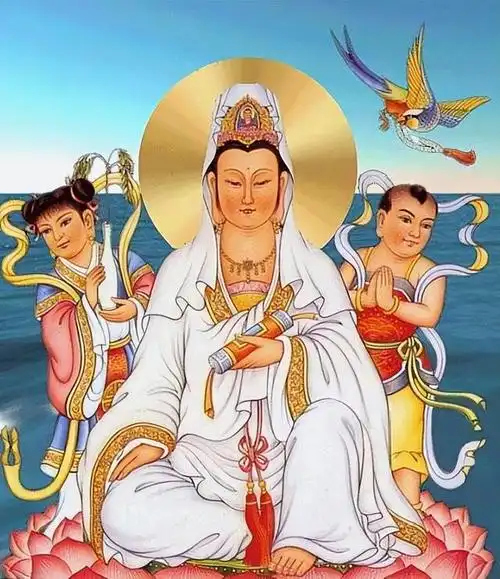 观音菩萨身边的五个童子是谁(身边的两个仙童)(2)