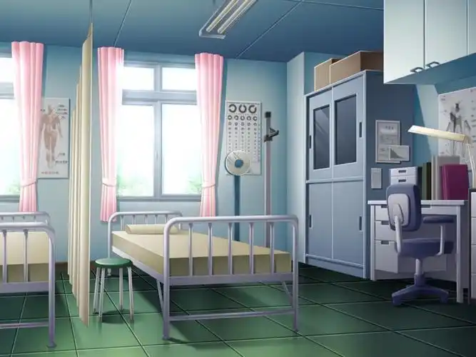 医院住院漫画场景