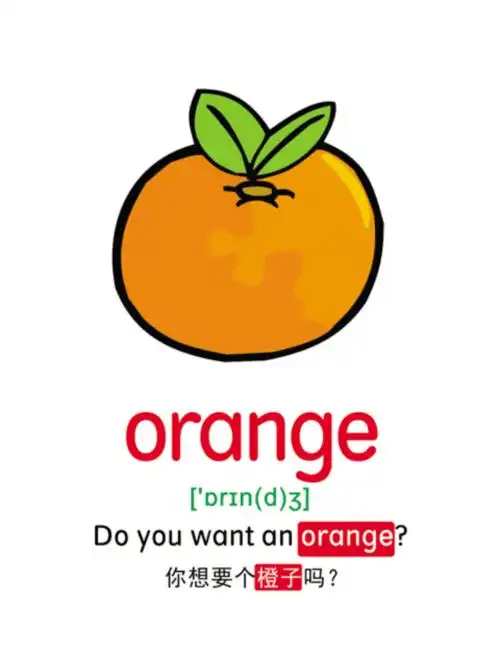 英语蔬果单词闪卡含音标例句和中文翻译pdf46页