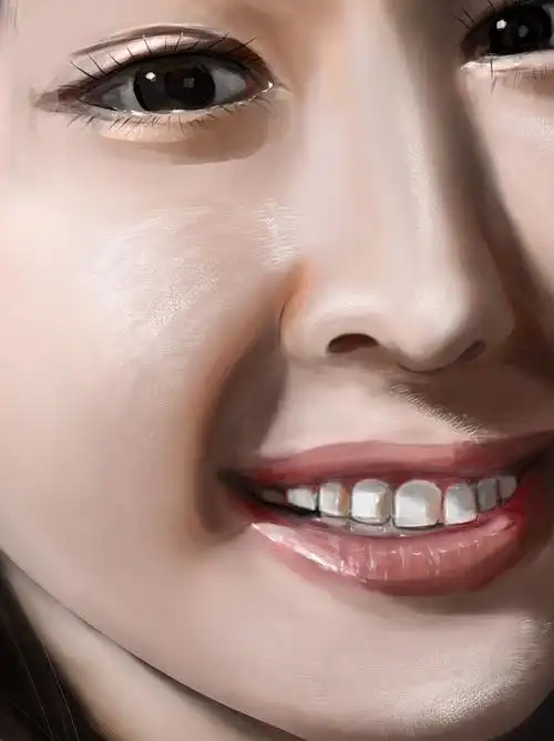 肖像画一张 眼睛 鼻子 嘴