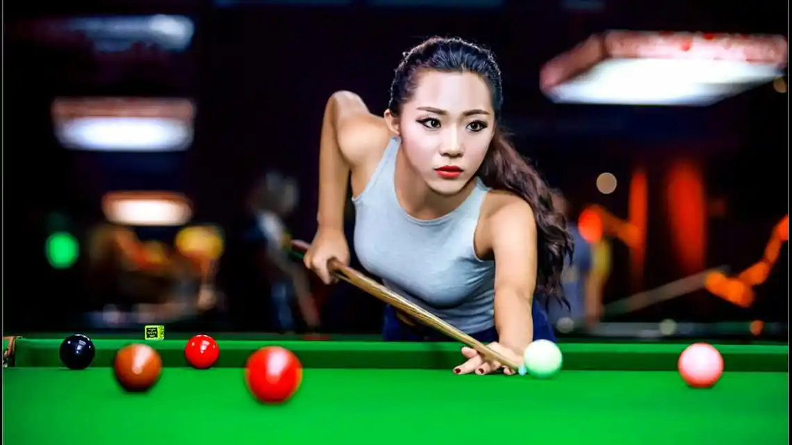 台球美女桌面壁纸68