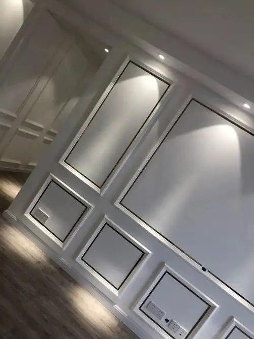 钛合金装饰条黑钛金不锈钢线条自粘平板石膏线吊顶电视背景墙边框 黑