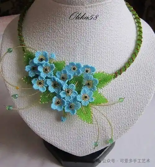 附教程 | 自己在家用几块钱的小米珠串出美丽又具有高级感的首饰