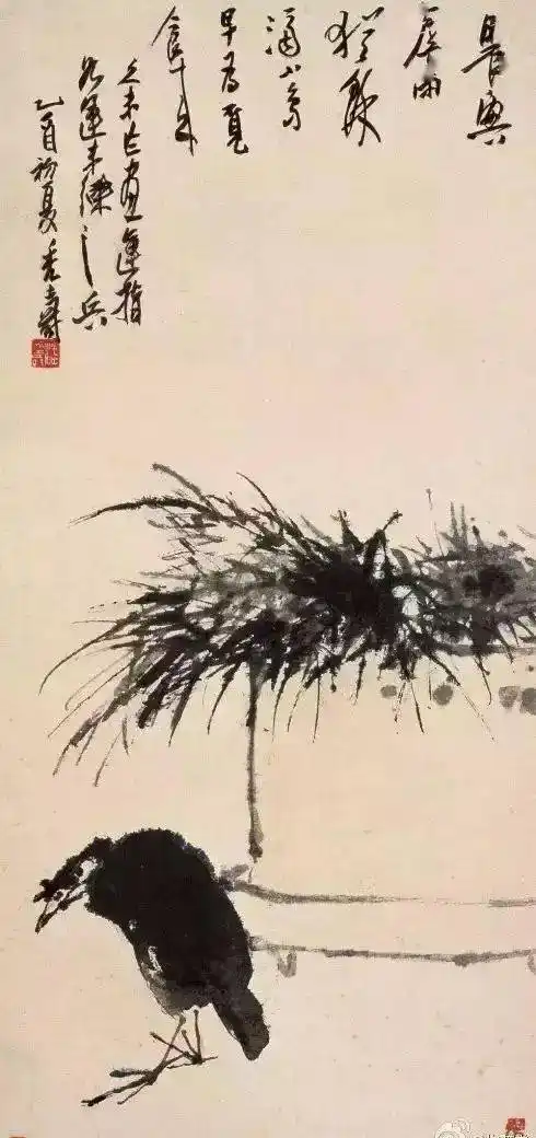 俊逸仙草——历代名家画菖蒲_吴昌硕_朱屺瞻_蒲图