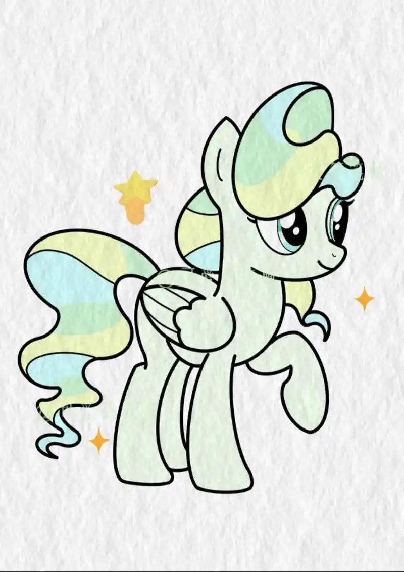 小马宝莉简笔画教程.