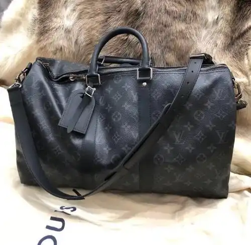 旅行单品推荐—路易威登 lv keepall 经典老花旅行袋