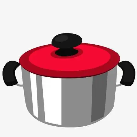 简笔画锅高压锅火苗声明 觅元素所有素材为用户免费卡通煮汤锅简笔画