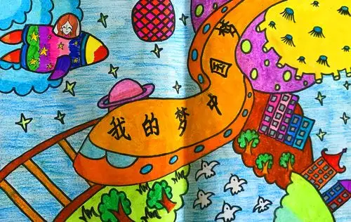 五年级美术作品(10月份)