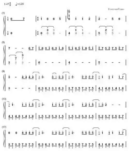 求 学校2015who are you reset的钢琴数字简谱 要数字简谱!