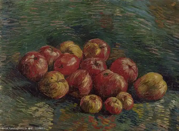 梵高水果静物油画图片