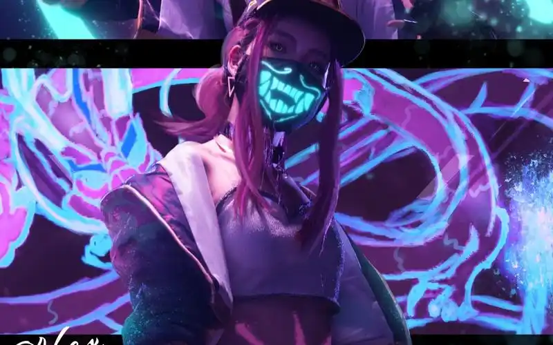 【kda 阿卡丽】蹭一哈热度!