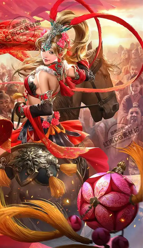 三国写实武将原画设计素材游戏人物参考图片美术插画cg角色资料集