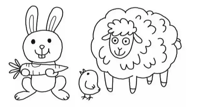 生活,海洋,动物主题儿童简笔画,步骤讲解,孩子作业用得上!