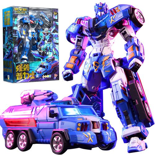 变形联盟2普力士汽车变形机器人机甲之超变战神儿童玩具男孩金刚