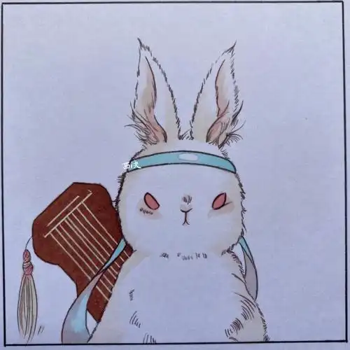 魔道祖师  #蓝忘机  #简笔画  #手绘教程  #临摹  #手绘q版教程屯兔