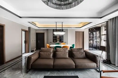 北大资源博雅东120平现代港式风格装修